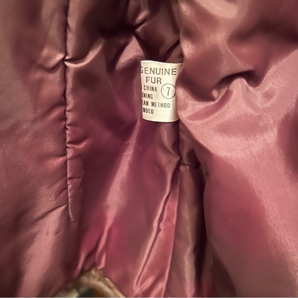 🐇🤍 Dino Ricco Rabbit Fur Patchwork Coat - Picture 3 of 4